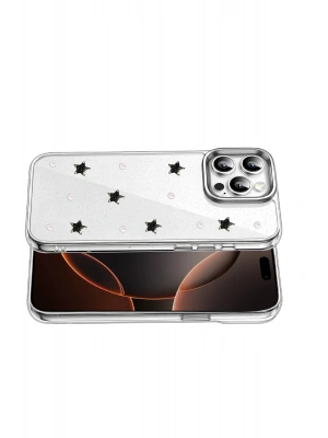 Newface Apple iPhone 16 Pro Max Fiyonk Desenli Kapak - Desen 7