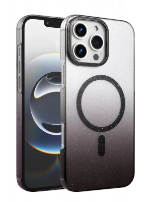 Newface Apple iPhone 16 Pro Max Glossy Magsafe Kapak - Siyah