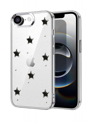 Newface Apple iPhone 16E Fiyonk Desenli Kapak - Desen 4