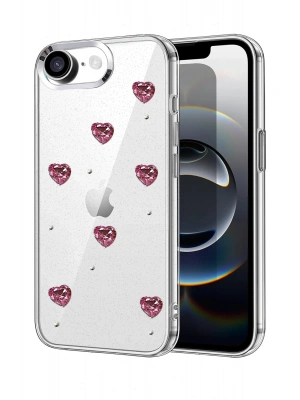 Newface Apple iPhone 16E Fiyonk Desenli Kapak - Desen 7