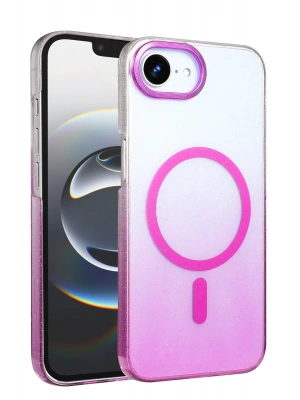 Newface Apple iPhone 16E Glossy Magsafe Kapak - Mor