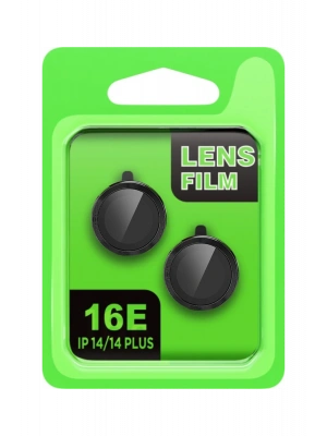 Newface Apple iPhone 16E Raze Metal Kamera Lens - Siyah