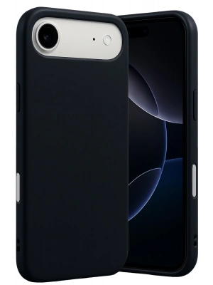 Newface Apple iPhone 17 Air Nano içi Kadife Silikon - Siyah