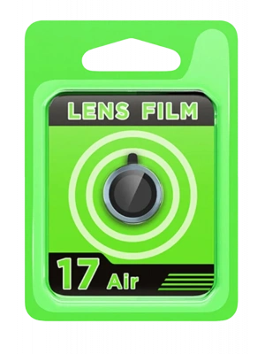 Newface Apple iPhone 17 Air Raze Metal Kamera Lens - Mavi