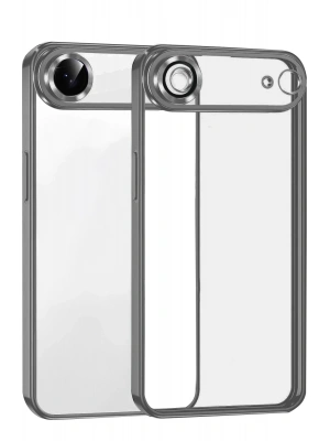 Newface Apple iPhone 17 Air Razer Lensli Silikon - Titan Gri