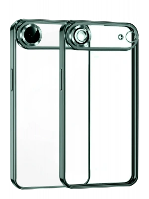 Newface Apple iPhone 17 Air Razer Lensli Silikon - Yeşil