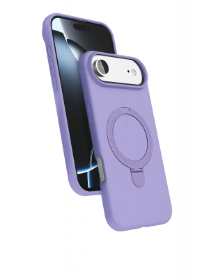 Newface Apple iPhone 17 Air Regal Magsafe Standlı Kapak - Lila