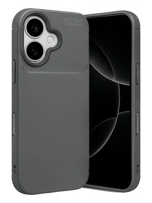 Newface Apple iPhone 17 Auto Focus Karbon Kapak - Gri