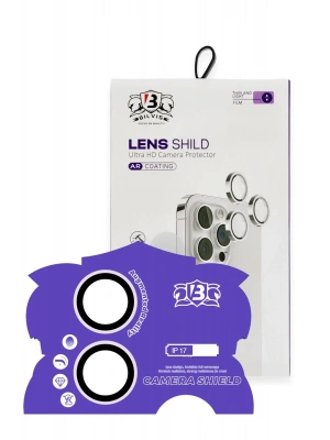 Newface Apple iPhone 17 Bilvis Titan Kamera Lens - Lila