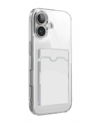 Newface Apple iPhone 17 Kart Şeffaf Silikon - Şeffaf