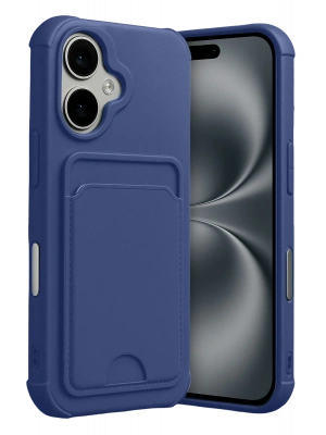 Newface Apple iPhone 17 Kelvin Kartvizitli Silikon - Lacivert