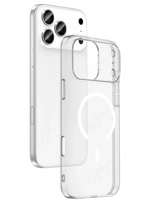 Newface Apple iPhone 17 Pro Combo Sert Şeffaf Magsafe Kapak - Şeffaf