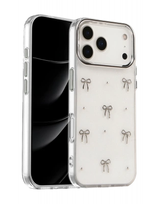 Newface Apple iPhone 17 Pro Fiyonk Desenli Kapak - Desen 5