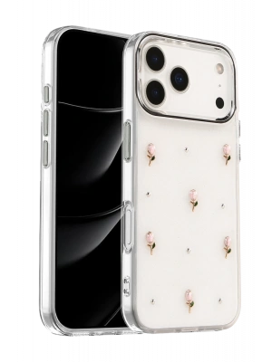 Newface Apple iPhone 17 Pro Fiyonk Desenli Kapak - Desen 6