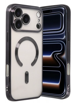 Newface Apple iPhone 17 Pro Kross Magneticsafe Kapak - Siyah