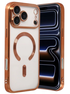 Newface Apple iPhone 17 Pro Kross Magneticsafe Kapak - Turuncu