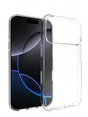 Newface Apple iPhone 17 Pro Lüx Şeffaf Silikon - Şeffaf