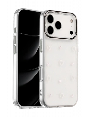 Newface Apple iPhone 17 Pro Max Fiyonk Desenli Kapak - Desen 10