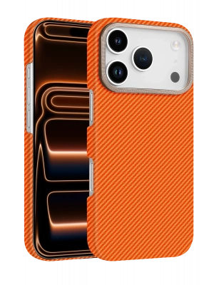 Newface Apple iPhone 17 Pro Max Vega Magsafe Kapak - Turuncu