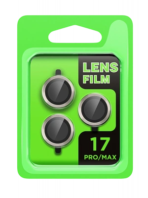 Newface Apple iPhone 17 Pro Raze Metal Kamera Lens - Gri