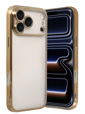 Newface Apple iPhone 17 Pro Razer Lensli Silikon - Gold