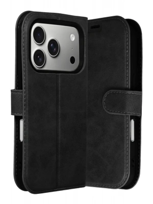 Newface Apple iPhone 17 Pro Trend S Plus Kapaklı Kılıf - Siyah