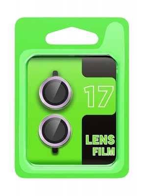 Newface Apple iPhone 17 Raze Metal Kamera Lens - Açık Mor