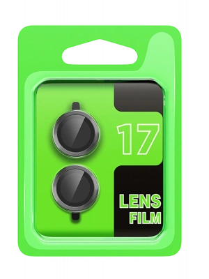 Newface Apple iPhone 17 Raze Metal Kamera Lens - Gri