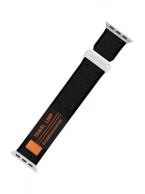 Newface Apple Watch 38mm Alice Kumaş Kordon - Siyah