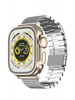 Newface Apple Watch 38mm Ascend Metal Kordon - Gümüş