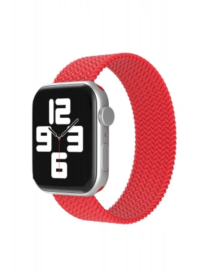 Newface Apple Watch 38mm Ayarlı Solo Silikon Kordon - Kırmızı