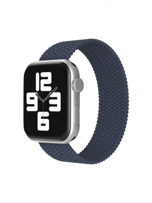 Newface Apple Watch 38mm Ayarlı Solo Silikon Kordon - Lacivert