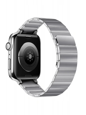Newface Apple Watch 38mm KR404 Huks Kordon - Gümüş