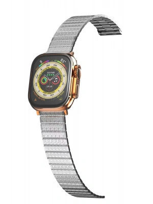 Newface Apple Watch 38mm Made Metal Kordon - Gümüş