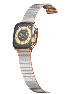 Newface Apple Watch 38mm Made Metal Kordon - Gümüş-Rose Gold