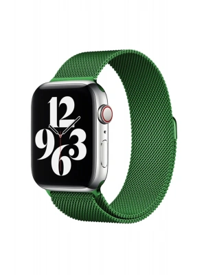 Newface Apple Watch 38mm Metal Mıknatıslı Kordon - Yeşil