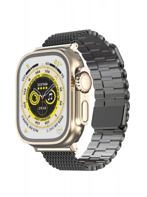 Newface Apple Watch 42mm Ascend Metal Kordon - Gri