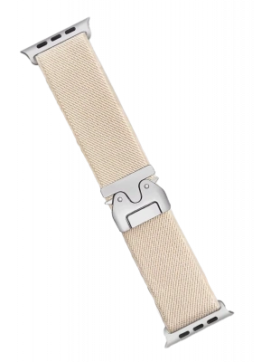 Newface Apple Watch 42mm Forest Kumaş Kordon - Krem