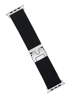 Newface Apple Watch 42mm Forest Kumaş Kordon - Siyah