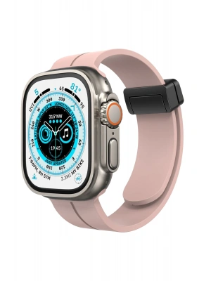 Newface Apple Watch 42mm KR412 Elegance Stylısh Kordon - Pudra