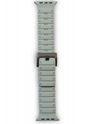 Newface Apple Watch 42mm Magnus Mıknatıslı Silikon Kordon - Gri