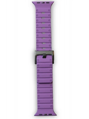Newface Apple Watch 42mm Magnus Mıknatıslı Silikon Kordon - Mor