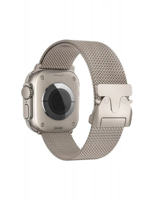 Newface Apple Watch 42mm Milano Metal Kordon - Titan Gri