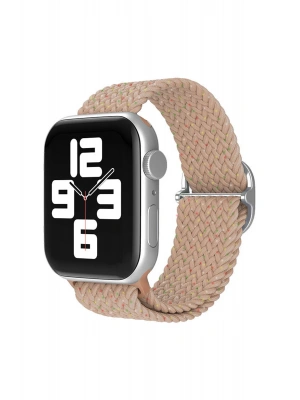Newface Apple Watch 42mm Star Kordon - Benekli Pudra