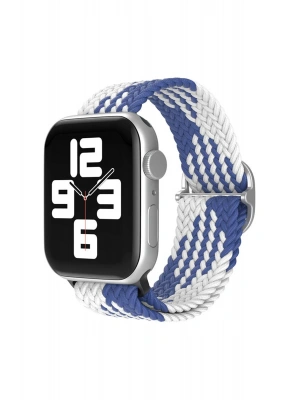 Newface Apple Watch 42mm Star Kordon - Mavi-Beyaz