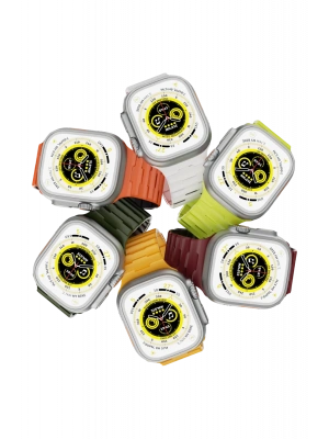 Newface Apple Watch Ultra 49mm Wowen Kordon - Turuncu