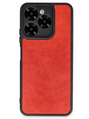 Newface General Mobile Era 30 Kılıf Aras Deri Kapak - Kırmızı