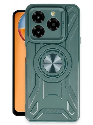 Newface General Mobile Era 50 Kılıf Lincoln Silikon - Koyu Yeşil