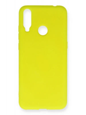 Newface General Mobile GM 10 Kılıf Nano içi Kadife Silikon - Sarı