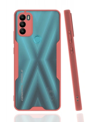 Newface General Mobile GM 21 Plus Kılıf Platin Silikon - Pembe